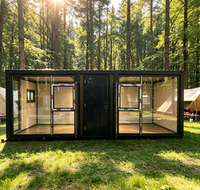 Maison Modulaire 20FT 40FT Préfabriquée Extensible Personnalisée en Conteneur Acier avec Unité de Cuisine