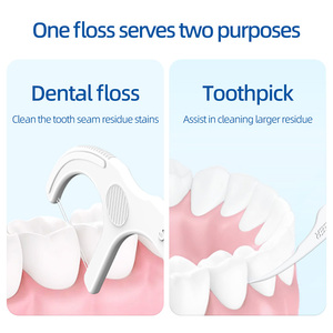 Xỉa răng cho răng sản phẩm chăm sóc nha khoa rửa nước Flosser nha khoa du lịch Kit với nhựa tăm bạc hà xỉa nha khoa Pick - Product Image 4