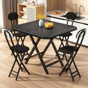 Tavolo <span class=keywords><strong>da</strong></span> Pranzo Pieghevole Estensibile di Lusso Bianco Piccolo Minimalista Moderno per Balcone Casa Appartamento Dormitorio Interni Esterni - Product Image 6