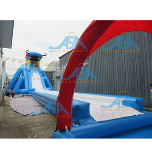 Tobogán inflable gigante para adultos, tobogán de agua de 12 metros de altura, hecho de material resistente de fábrica de Asia - Product Image 2