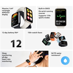 Monitorización de Frecuencia Cardíaca / Oxígeno en Sangre / Estrés / Sueño, Xiaomi Smart <span class=keywords><strong>Band</strong></span> 7 Pro Global Original, Pantalla AMOLED de 1.64 Pulgadas - Product Image 5