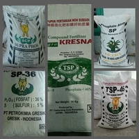 Kantong Kemasan Pupuk Berkualitas Tinggi 25kg PP Anti Lembab Tahan Panas Food Grade Desain Dasar Datar Pertanian