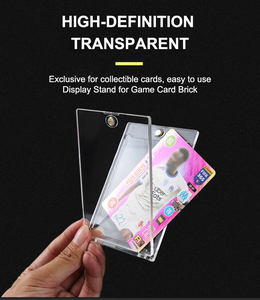 ผู้ถือบัตร ETB อะคริลิคใสที่วางบัตร35PT-180PT การให้คะแนนสำหรับ Pokemon Yu GI Oh กีฬาเบสบอลสำหรับแผ่นการซื้อขาย PSA TCG - Product Image 6