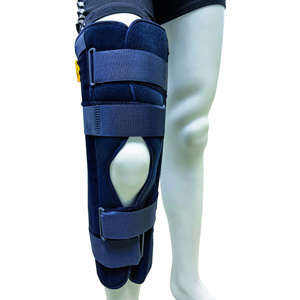 Immobilitatore per Ginocchio in Tessuto Morbido e Traspirante, 4 Cinghie in Velcro, Lunghezza da T2000 a T7000, Supporto per Ginocchio Post-Operatorio e Recupero da Fratture - Product Image 1
