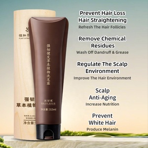 Shampooing fortifiant et anti-chute à base <span class=keywords><strong>de</strong></span> plantes, extrait <span class=keywords><strong>de</strong></span> Thuja et <span class=keywords><strong>de</strong></span> gingembre, réduit la chute des cheveux fins - Product Image 5