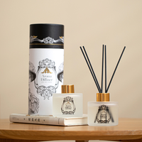 Diffuseur de parfum de luxe pour la maison, 100 ml, design créatif, bouteille en verre pour huiles essentielles, bâtonnets parfumés, décoration pour mariage, hôtel, maison