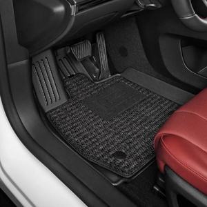 Tapis de sol de voiture 3D complets en TPE, tout temps, doux, résistants, de qualité supérieure, en nid d'abeille pour une insonorisation optimale pendant 3 ans - Product Image 2