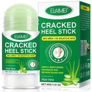 Elaimei bálsamo reparador de talón agrietado para pies de aloe <span class=keywords><strong>vera</strong></span>, hidrata, Exfolia, elimina callos con 60% de urea y 2% de ácido salicílico - Product Image 1