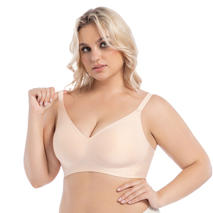 OEM Kích Thước Lớn Thể Thao Bralette Cho Phụ Nữ Thoải Mái Dệt Kim Chống-Sag & Thoáng Khí Push-up Áo Ngực Với Biểu Tượng Tùy Chỉnh - Product Image 5