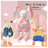 Jouets éducatifs en tissu Montessori JET OEM pour enfants de 4 à 6 ans, marionnettes à main interactives parent-enfant pour apaiser le sommeil et le confort
