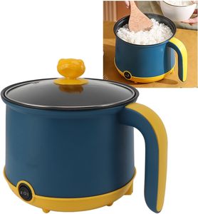 Casserole électrique multifonction portable 2024, 1,8 L, avec couvercle en verre, revêtement antiadhésif en acier inoxydable, poêle pour la maison - Product Image 4