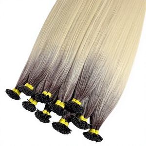 Wholesale Premium Vietnamese Human <b>Hair</b> K-Tip <b>Extensions</b> Custom <b>Ombre</b> Colors - Product Image 1