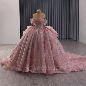 Vestidos de Fiesta Elegantes con Hombros Descubiertos, Volantes, Pliegues, Corte Imperio Natural y Cola de Capilla para Eventos Nocturnos, Modelo 251028 - Product Image 2