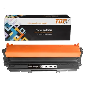 Topjet DRUM UNIT CE314A CE314 314A 14A kompatibel für HP Laserjet Pro CP1025 CP1025nw 100 MFP M175nw Drucker Laser-Toner-Drucker