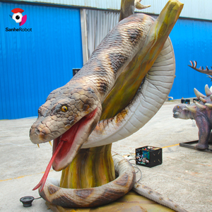 A Grandezza naturale Animatronic Simulazione Animale Serpente Avvolgere la Albero - Product Image 5