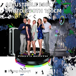 Yuanda Có Thể Điều Chỉnh 100Cm 360 Độ Xoay Photo Booth Với Bluetooth Từ Xa/Ứng Dụng Điều Khiển Kim Loại Xây Dựng Máy Ảnh Tương Thích - Product Image 2