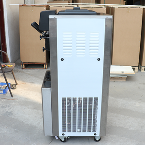 Machine à crème glacée commerciale HELAXEN BQL-2200, 20-28L/H, 3 saveurs, glace molle, acier inoxydable, 2800W, pour café et bubble tea - Product Image 4