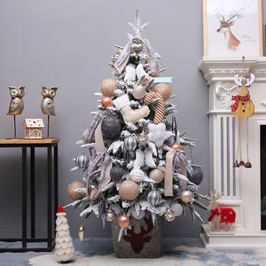Árbol de Navidad artificial de 1,5 m decorado con adornos, luz de árbol de Navidad, adornos navideños para decoración del hogar - Product Image 3