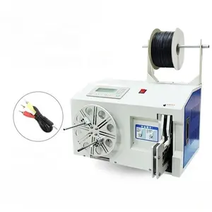 Semi automatic wire twist tie machine Cable Coil Winding and Binding Machine
