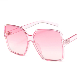 2019 nouvelle tendance Oem lunettes de soleil logo personnalisé surdimensionné carré femmes lunettes de soleil à la mode - Product Image 2