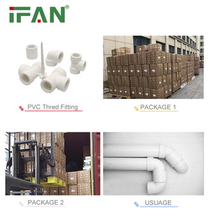 IFANPlus sortie d'usine ASTM D2665 connecteur de tuyau en plastique Joint en Pvc pour raccords blancs de Drainage UPVC 1 ''-6'' - Product Image 4