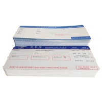 Billets d'avion en papier imprimé thermique personnalisé sur les deux côtés carte d'embarquement pour les vols billets d'avion bons d'achat de billets d'avion