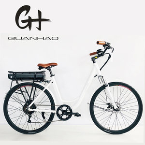 Vélo électrique de <span class=keywords><strong>ville</strong></span> 700C pour femmes, prêt pour le marché, stock bon marché, 500W, 48V, 14AH, bonne qualité, grande remise de 28 km/h - Product Image 4