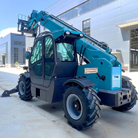 Nuevo Manipulador Telescópico Todoterreno 4x4 de 4 Toneladas, Telemanipulador, Montacargas, Diésel, Precio de Fábrica, Venta Móvil