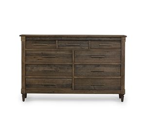 Lit double moderne en chêne français ; Lit à baldaquin en bois massif vieilli ; Grand lit de princesse pour chambre principale Jiangpai - Product Image 3