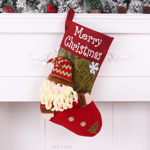 Custom Christmas Stockings Christmas <b>Gift</b> 2025 Luxury Design Personalized Christmas Stockings for Family Decoration - Product Image 2
