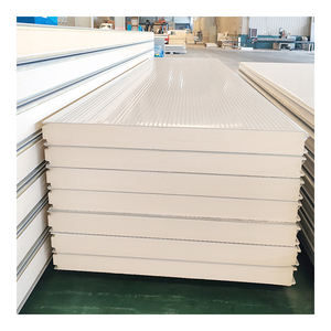 Panel Sándwich para Techo y Piso, Precio Económico, <span class=keywords><strong>Placa</strong></span> Estructural Exterior Aislada, Tablero de Espuma <span class=keywords><strong>OSB</strong></span>, PU/EPS/SIP, Contenedor Refrigerado de 40 pies - Product Image 1