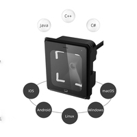 Escáner de Códigos QR Integrado BS340, Módulo de Escaneo de Códigos de Barras Resistente al Agua IP67, Lector de Códigos Adecuado para Exteriores con NFC