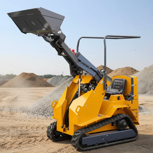 لودر صغير متعدد الوظائف ذو جنزير مع دلو وشوكة ونصف قطر دوران قصير - Product Image 5