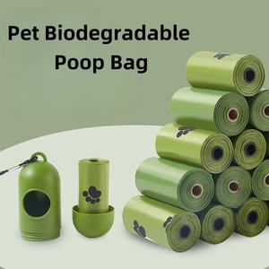 Bolsas portátiles para caca de perro, bolsa de basura biodegradable respetuosa con el medio ambiente para productos de limpieza de mascotas - Product Image 4