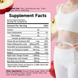 Gomitas para un Vientre Plano, Quemador de Grasa, Vinagre de Sidra de Manzana, Suplementos para la Pérdida de Peso, Digestión Intestinal, Metabolismo, Apoyo a la Salud para Adelgazar - Product Image 6