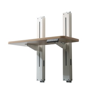 Wall Mounted Electric Lift <b>Table</b> 2I1 Built In <b>Height</b> <b>Adjustable</b> Desk Metal Motor Drive Powder Coating For Home Kitchen Use - Product Image 5