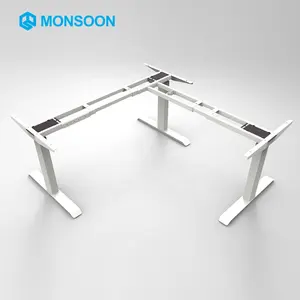 专业工厂电动钢制家具腿可调电动支架桌调节自动高度调节桌腿