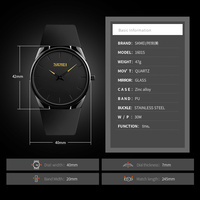Reloj Deportivo SKMEI 1601 Personalizado, Minimalista, de Cuarzo, de Lujo para Hombre, Reloj de Pulsera Masculino de Alta Calidad, Diseño Sencillo e Informal