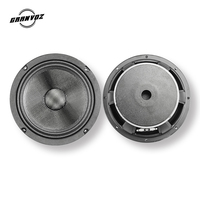 Haut-parleur large bande de 8 pouces à cône en fibre de carbone 200W RMS, 400W de crête, 4 ohms pour la maison, l'extérieur et la moto