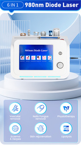 Láser de Diodo Multifunción de 980nm 6 en 1, de Escritorio y Portátil, para Eliminación Vascular, Tratamiento de Hongos en las Uñas y Rejuvenecimiento - Product Image 4