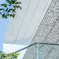 Panneau de revêtement architectural en béton ultra haute performance (UHPC) pour la décoration de façade