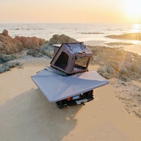 Tente de toit rigide en aluminium Virgin Wing X05 pour 4 personnes, toutes saisons, 4x4, tout-terrain, camping en plein air, ouverture automatique rapide, triple