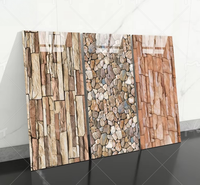 Échantillon Gratuit - Rouleaux de Papier Peint Mural 3D Moderne - Panneaux Muraux 3D Auto-Adhésifs en Mousse PET Effet Marbre