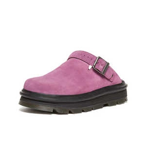 Xinzirain New Arrivals Accept Custom Design and logo Thick Sole <strong>Mules</strong> Suede Leather slippers for Women - Product Image 1