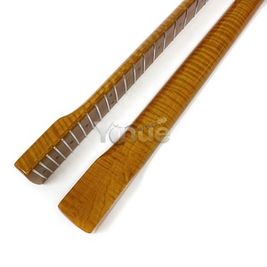 左手21品烤漆虎焰枫木ST电吉他琴颈，枫木指板，光面处理 - Product Image 6