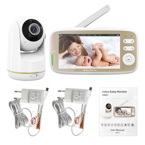 5 inch LCD hiển thị 720P Pan nghiêng tầm nhìn ban đêm babyfoon giám sát bảo Mẫu thông minh bé điện thoại không dây máy ảnh bé Màn hình vb803 - Product Image 2