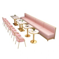 Meubles de restaurant modernes et écologiques de haute qualité, combinaison table-chaise, banquette, canapé, sièges pour restaurant commercial, café, hamburgerie