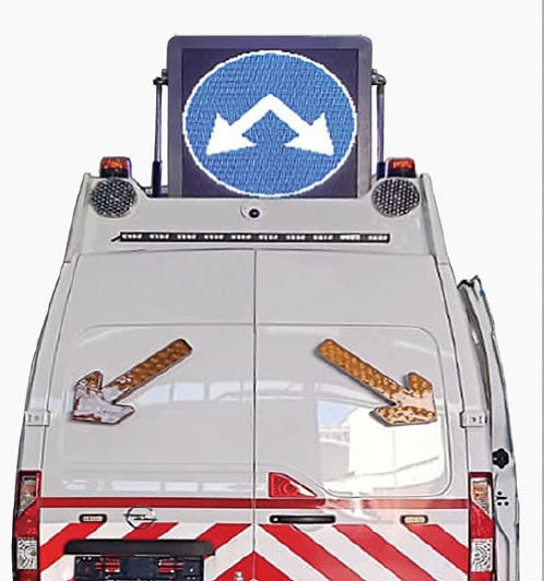 12v Vehicle Roof Mounted Led Message signal Board