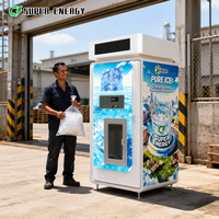 Distributeur de glace intelligent à écran tactile, 24h/24, sans surveillance, machine à glace automatique commerciale, distributeur de glace en libre-service extérieur
