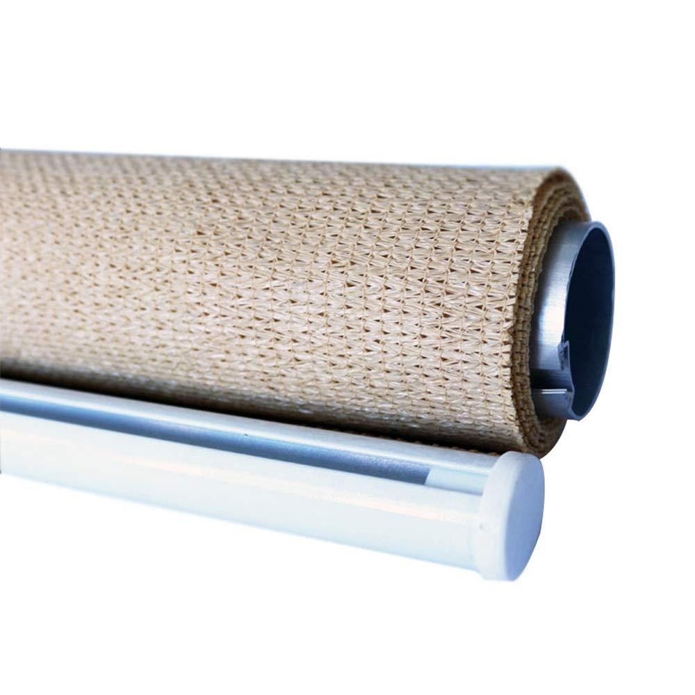 HDPE рулонные шторы Жалюзи На Открытом Воздухе Roll Up тенты с 90% УФ-защиты конфиденциальности для палубы заднем дворе беседка